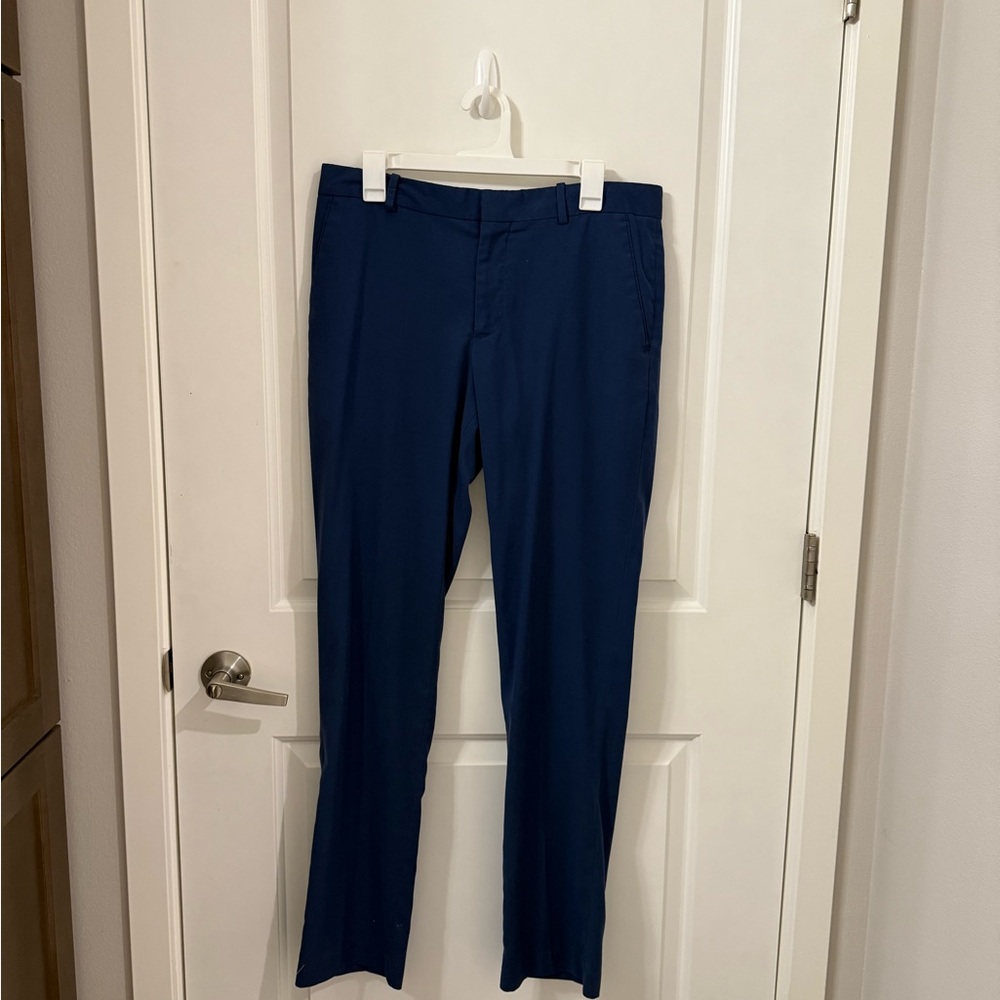 Perry Ellis Men's Deep Blue Dress Pants